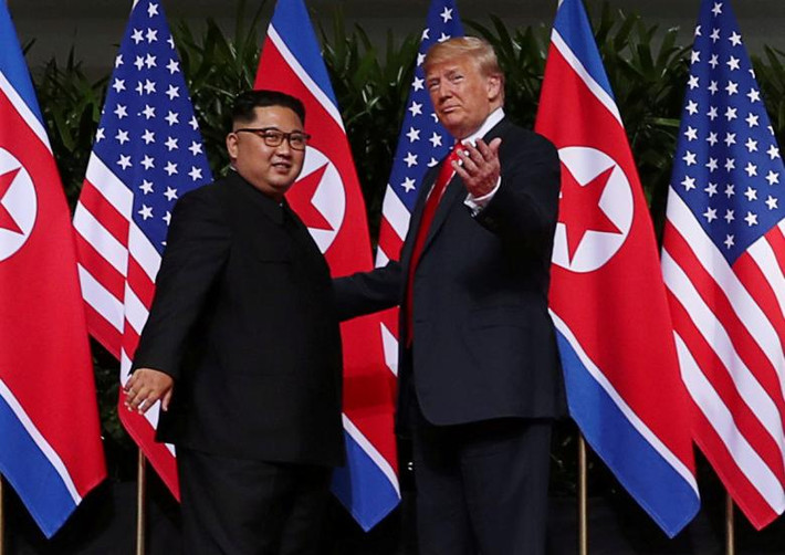 Tổng thống Trump đáp lại: “Chúng ta sẽ có cuộc thảo luận tuyệt vời. Và tôi nghĩ chúng ta sẽ đạt được thành công to lớn”. Ảnh: Reuters.