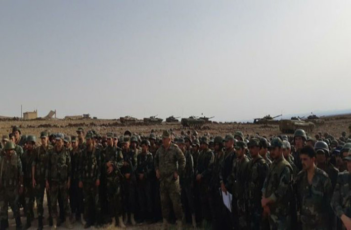 “Quân đội Syria và lực lượng đồng minh đã giành thắng lợi lớn trước nhóm khủng bố IS, giải phóng các khu Al-Ashrafiyah, Al-Mushayrifah, Rahbat Mushayrifah và Awra trong vùng Badiya al-Sham”, nguồn tin cho hay. Ảnh: SF.