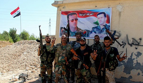 Hôm 18/6, Quân đội Syria đã điều số lượng lớn quân tiếp viện tới khu vực phía nam tỉnh Daraa để tham gia vào chiến dịch quân sự quy mô lớn sắp tới nhằm vào nhóm khủng bố tại khu vực này. Ảnh: FNA.