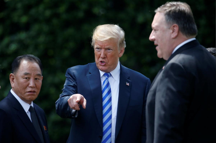 Tuy nhiên, Tổng thống Trump khẳng định Triều Tiên muốn phi hạt nhân hóa và xử lý vấn đề hạt nhân Triều Tiên “sẽ là một tiến trình”. Ảnh: Reuters.
