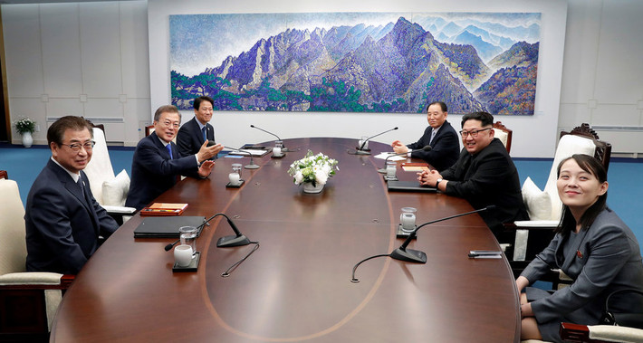 Hồi tháng 4/2018, bà Kim Yo Jong đóng vai trò quan trọng trong các cuộc đàm phán hòa bình giữa hai miền Triều Tiên.