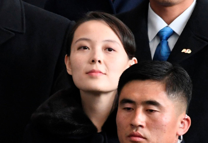 Bà Kim Yo Jong bước ra “sân khấu” thế giới vào tháng 2/2018 khi tới Hàn Quốc tham dự lễ khai mạc Thế vận hội Mùa đông ở Pyeongchang...