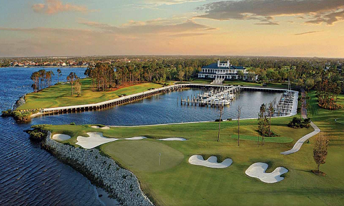 Câu lạc bộ golf Floridian nhìn từ trên cao. Ảnh: GS.