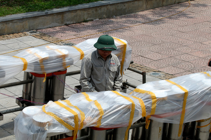 Việc đảm bảo an ninh trật tự, tuyệt đối an toàn được triển khai nghiêm ngặt.