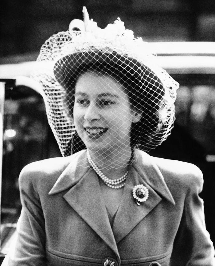 Ảnh chụp Công chúa Elizabeth năm 1948.