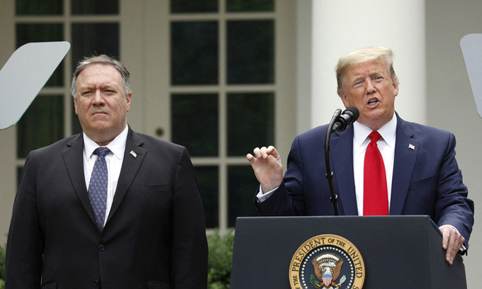 "Rõ ràng ông ấy (Mike Pompeo) sẽ tranh cử vào năm 2024 và muốn đảm bảo rằng mình được xem là người kế nhiệm ông Donald Trump", một nhà cựu ngoại giao giấu tên nói với tờ The Sunday Times hồi năm ngoái. Ảnh: Reuters.