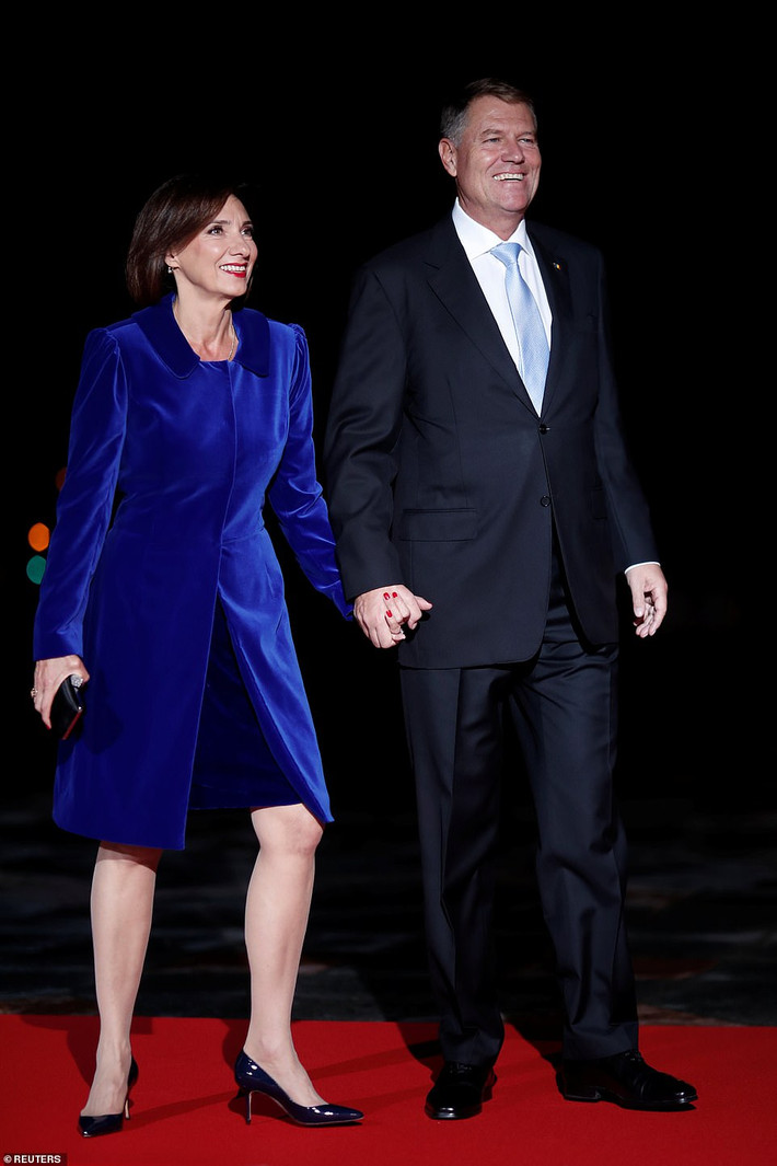 Tổng thống Rumani Klaus Iohannis và phu nhân Carmen Iohannis.