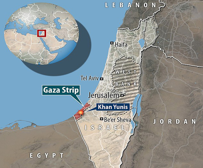 Theo Daily Mail, hai chỉ huy của phong trào Hamas thiệt mạng và 4 người Palestine khác bị thương trong cuộc đụng độ với lực lượng đặc nhiệm Israel ở Dải Gaza. Ảnh: Daily Mail.
