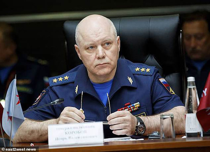 “Thượng tướng Igor Korobov, Giám đốc Cơ quan tình báo quân đội Nga, đã qua đời ở tuổi 62 sau một thời gian lâm bệnh nặng”, trích thông báo của Bộ Quốc phòng Nga. Ảnh: Daily Mail.