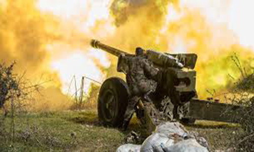 Được biết, vụ pháo kích mới nhất giữa hai bên tại Idlib diễn ra chỉ vài giờ sau cuộc đụng độ giữa lực lượng chính phủ Syria và Quân đội Syria Tự do (FSA) ở khu vực phía bắc tỉnh Hama. Ảnh: Sputnik.