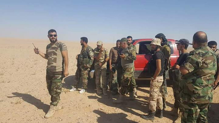 Trong diễn biến khác trên chiến trường Syria, giao tranh ác liệt giữa các tay súng thánh chiến và Quân chính phủ Damascus đã diễn ra gần thị trấn nhỏ Khuwayn ở phía đông nam tỉnh Idlib. Ảnh: AMN.