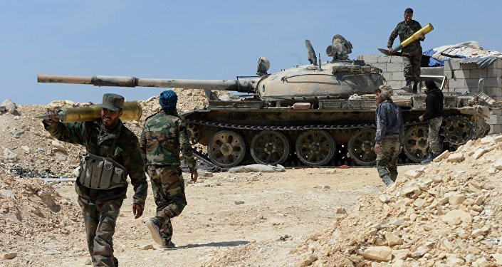 “Những đợt oanh kích của Syria đã tiêu diệt và làm bị thương nhiều tay súng khủng bố, đồng thời phá hủy trang thiết bị quân sự của bọn chúng”, FNA đưa tin. Ảnh: Muraselon.