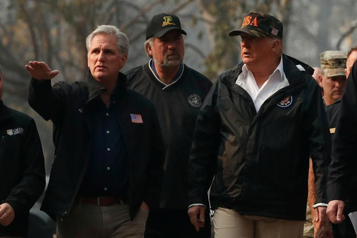 Tổng thống Trump một lần nữa cho rằng nguyên nhân gây ra thảm họa cháy rừng kinh hoàng ở California vừa qua là do công tác quản lý rừng yếu kém. Ảnh: Reuters.