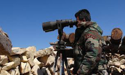Tuy nhiên, Quân đội Syria đã phát hiện những tay súng này và chuẩn bị sẵn sàng đối phó trước cuộc đột kích của bọn chúng. Ảnh: Sputnik.