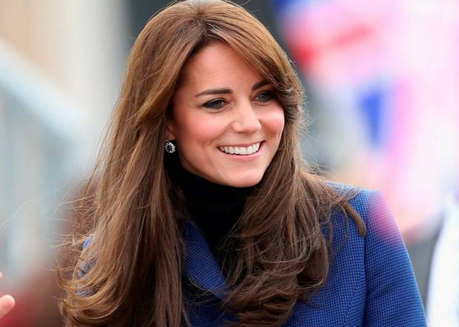 Công nương Kate Middleton, vợ của Hoàng tử William, đứng ở vị trí thứ 4 khi nhận được 64% ủng hộ. Ảnh: Independent.