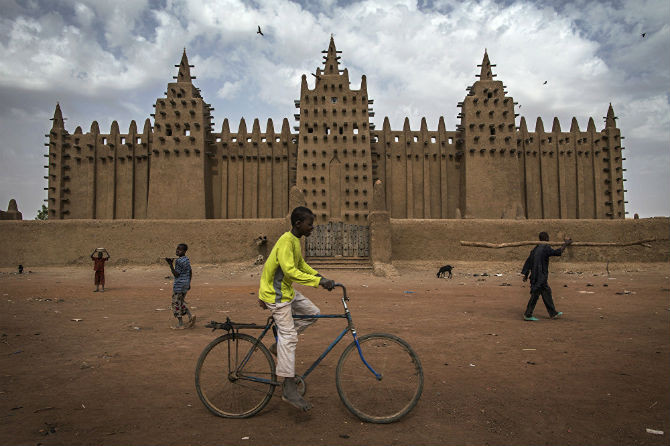 Thánh đường Djenne là một trong những vùng đất nổi tiếng và được UNESCO công nhận là di sản thế giới.