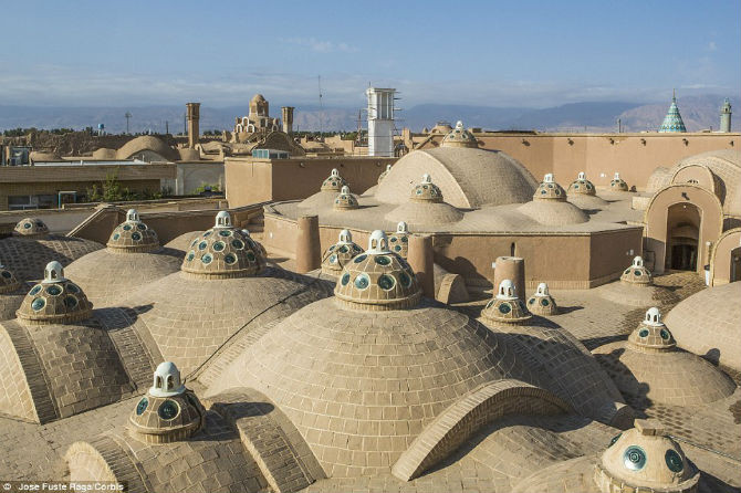 Khung cảnh ở thành phố Kashan của Iran.