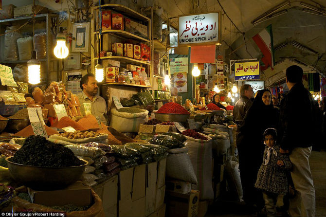 Khu chợ Isfahan tấp nập.