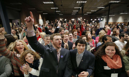 Những người ủng hộ Thượng nghị sĩ Marco Rubio.