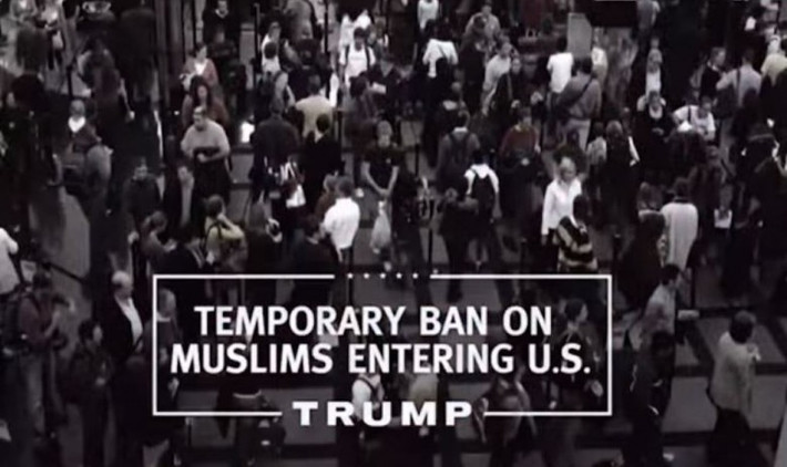 Sau vụ xả súng hàng loạt ở San Bernadino hồi tháng 12/2015, tỷ phú Trump kêu gọi “cấm cửa hoàn toàn và toàn diện với những người Hồi giáo tới Mỹ cho tới khi các đại biểu của đất nước chúng ta có thể tìm ra điều gì đang diễn ra”.
