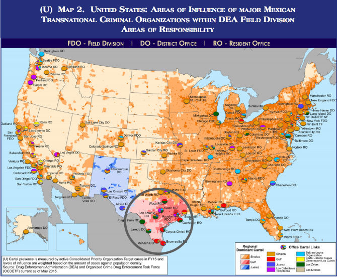 Đế chế Gulf kiểm soát hành lang buôn lậu dọc biên giới Mỹ-Mexico vào bang Texas (Mỹ).