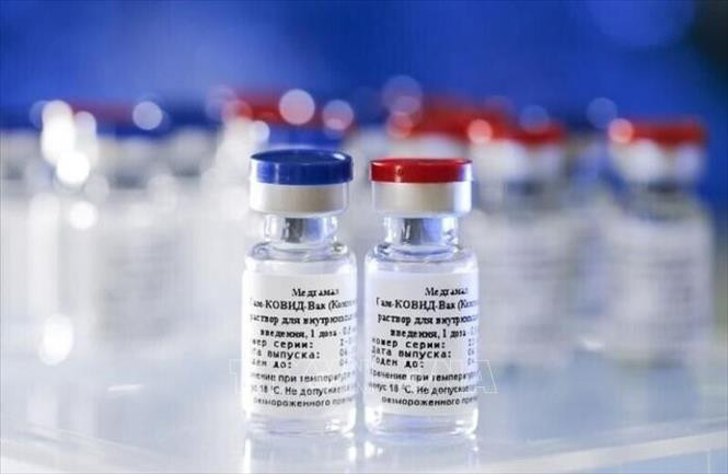 Nanolek cho biết thêm, các protein trong vaccine mới sẽ chỉ có tác dụng phụ nhỏ do mức độ thanh lọc cao. Ảnh: Vaccine Sputnik V ngừa COVID-19 của Nga. Ảnh: IRNA/TTXVN.