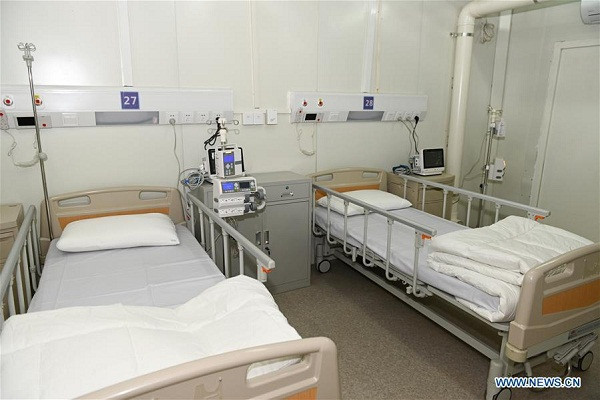 Bệnh viện này còn có hệ thống nhà ăn, ký túc xá.