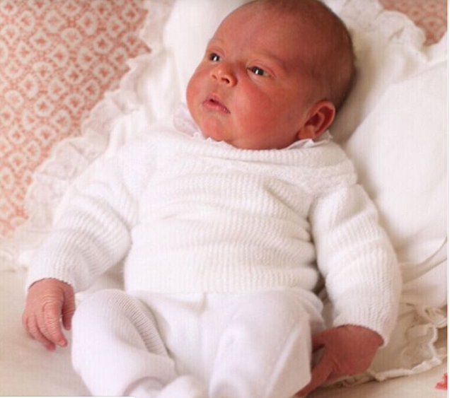 Tiểu Hoàng tử Louis, con út của vợ chồng Công nương Kate, chào đời vào tháng 4/2018.