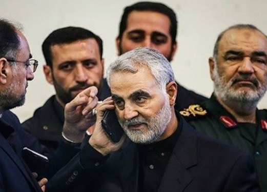 Ông cũng hoạt động bên ngoài lãnh thổ Iran, với việc hỗ trợ quân sự cho lực lượng người Kurd ở Iraq, phong trào Hezbollah ở Lebanon và Hamas tại Palestine. Ảnh: RFE.