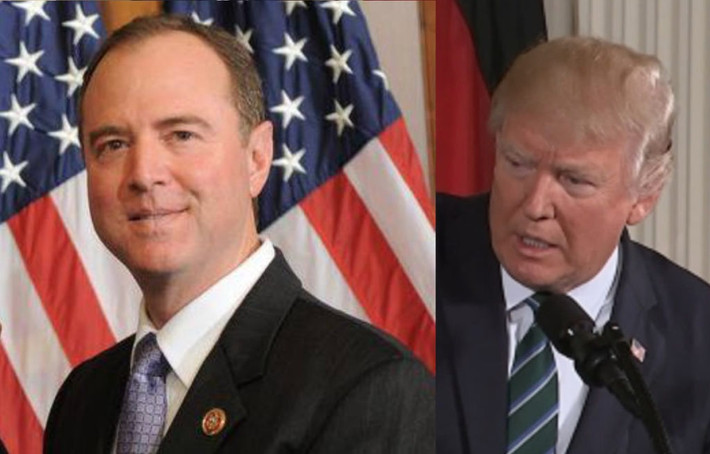 Trước đó, Tổng thống Trump gọi hành động của phe Dân chủ là một "cuộc săn phù thủy", đồng thời kêu gọi Chủ tịch Ủy ban Tình báo Hạ viện Adam Schiff từ chức vì đã "bôi nhọ" danh dự của tổng thống. Ảnh: PR.