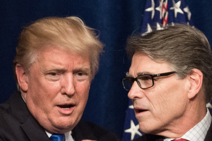 Ông Perry được Tổng thống Trump đề cử làm Bộ trưởng Năng lượng vào tháng 12/2016 và được Thượng viện phê chuẩn vào tháng 3/2017. Ảnh: SCMP.