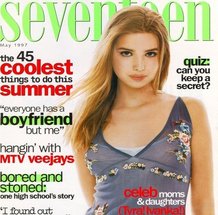 Được biết, Ivanka bắt đầu sự nghiệp người mẫu từ khi còn ở tuổi “teen”.
