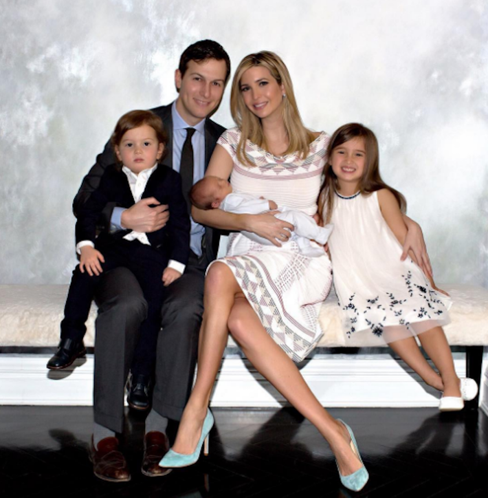 Ivanka Trump hạnh phúc bên chồng và 3 con nhỏ. (Nguồn ảnh: Business Insider)