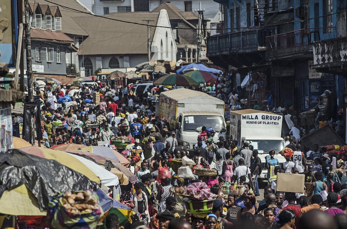 Sierra Leone đứng ở vị trí thứ 14 trong danh sách, với GDP đầu người là 1.651 USD.