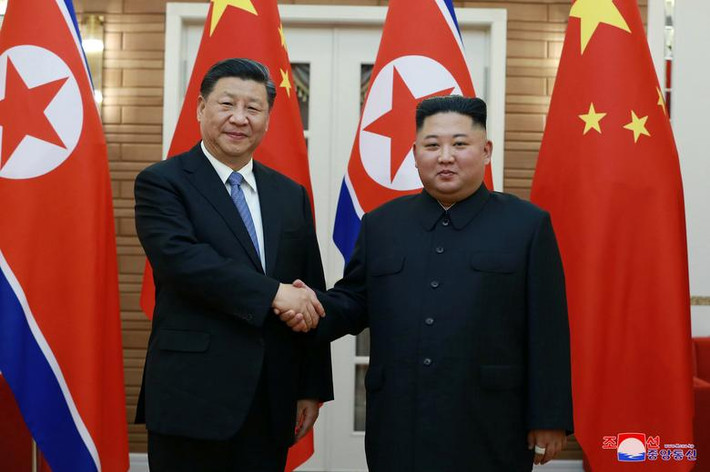 Trong cuộc hội đàm, hai nhà lãnh đạo Trung-Triều đã nhất trí củng cố quan hệ song phương vì hòa bình và ổn định khu vực.