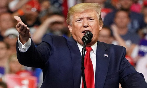Tổng thống Trump kêu gọi cử tri giúp ông có thêm 4 năm tại Nhà Trắng để tiếp tục "giữ nước Mỹ vĩ đại".