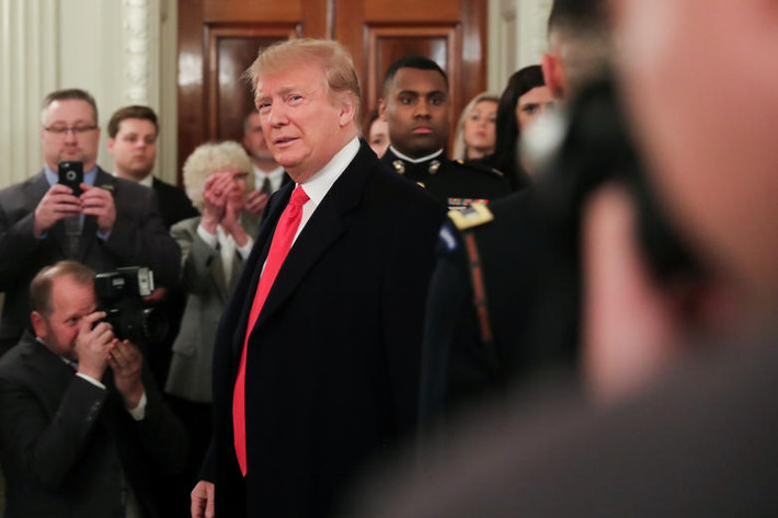 Tổng thống Donald Trump cũng đã giới thiệu thực đơn toàn món ăn nhanh tại bữa tiệc trưa ở Nhà Trắng hôm 4/3.