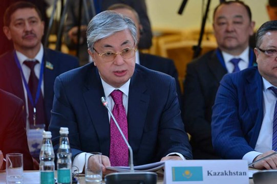 Ông Kassym-Jomart Tokayev, 65 tuổi, nhấn mạnh rằng ông sẽ tiếp tục thực hiện những đường lối, chính sách của người tiền nhiệm Nursultan Nazarbayev. Ảnh: AT.