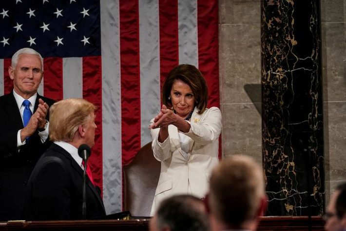 Tổng thống Trump đọc Thông điệp Liên bang tại Điện Capitol ở thủ đô Washington ngày 5/2.