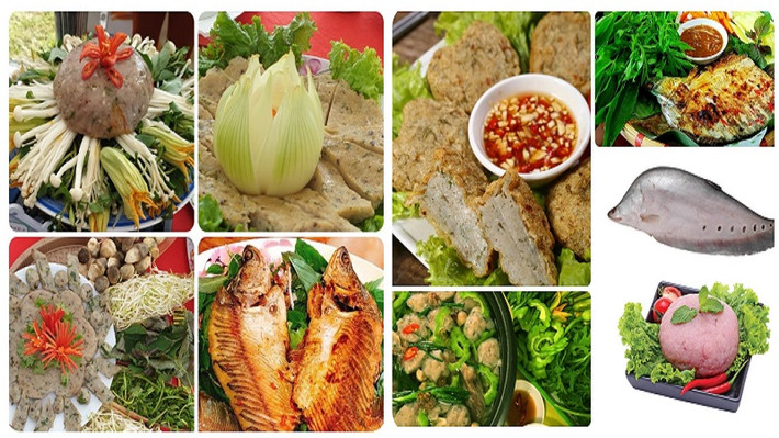 5. Các món ăn từ cá thát lát (tỉnh Hậu Giang): Cá thát lát tại tỉnh Hậu Giang là loại cá có giá trị kinh tế cao, thịt ngọt, thơm ngon và đặc biệt thịt cá có độ dai dẻo. Cá thát lát được chế biến thành hàng trăm món ăn đa dạng với nhiều cách chế biến độc đáo như chiên, hấp, nấu lẩu, làm gỏi, cuốn chả giò, nấu canh…