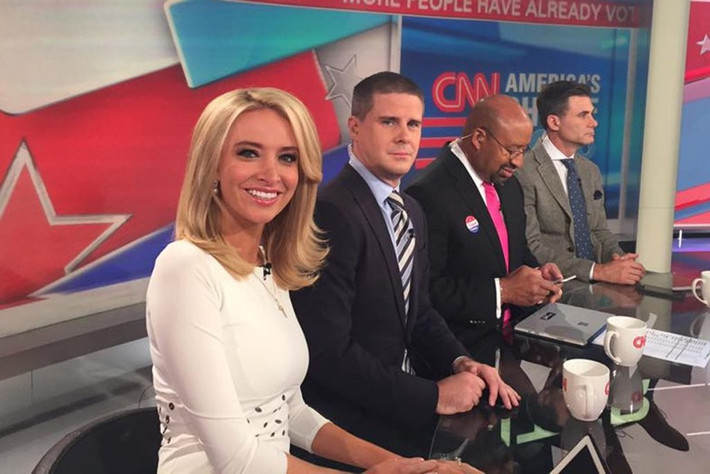 McEnany từng làm bình luận viên cho CNN. Tuy nhiên, vào ngày 5/8/2017, bà quyết định nghỉ việc. Ảnh: CNN.