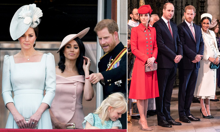 Ngoài ra, Meghan đã không dự tiệc sinh nhật tuổi 38 của chị dâu Kate tại Điện Kensington mà quyết định bay về Canada. Ảnh: Daily Mail.