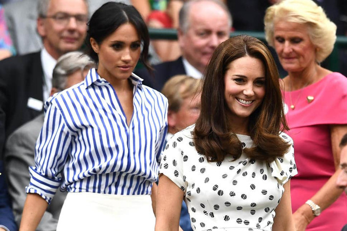 Có tin đồn cho rằng, lý do khiến nữ Công tước xứ Sussex Meghan Markle không muốn ở lại cung điện là do mâu thuẫn với chị dâu Kate Middleton. Ảnh: ES.