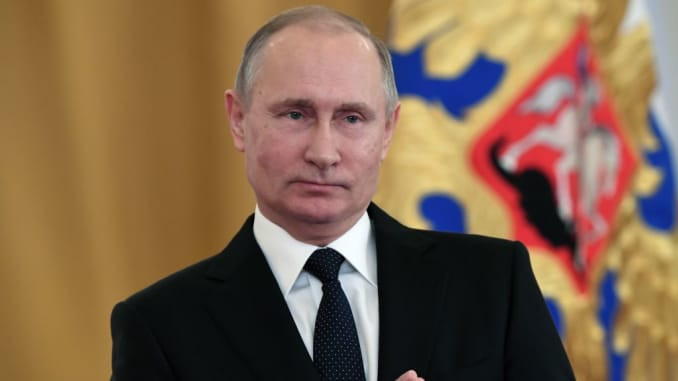 Thu nhập của Tổng thống Nga Vladimir Putin trong năm 2019 là 133.000 USD. Ảnh: CNBC.