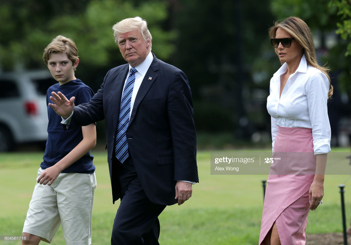 Barron thông thạo cả tiếng Anh và tiếng Slovenia. Ảnh: Getty.