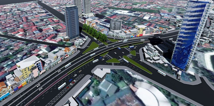 Theo thiết kế, đây sẽ là 2 cầu vượt trực thông (vượt trực tiếp) tại nút giao La Thành - Láng Hạ và La Thành - Nguyễn Chí Thanh.