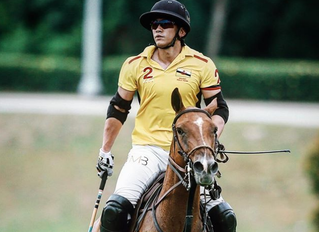 Hoàng tử Mateen từng thi đấu môn polo tại SEA Games 2017 và 2019. Ảnh: Instagram.