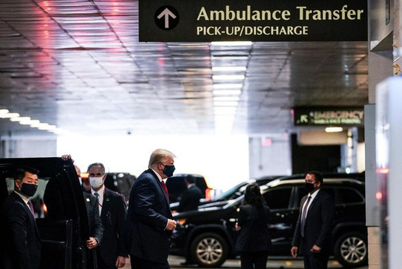 Trước đó, ngày 14/8, Tổng thống Trump đã tới New York để thăm em trai ông tại bệnh viện Presbyterian. Ảnh: Reuters.