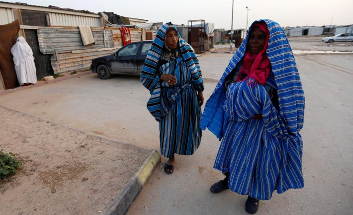 Họ sống tạm bợ trong các khu trại tị nạn trên khắp Libya.
