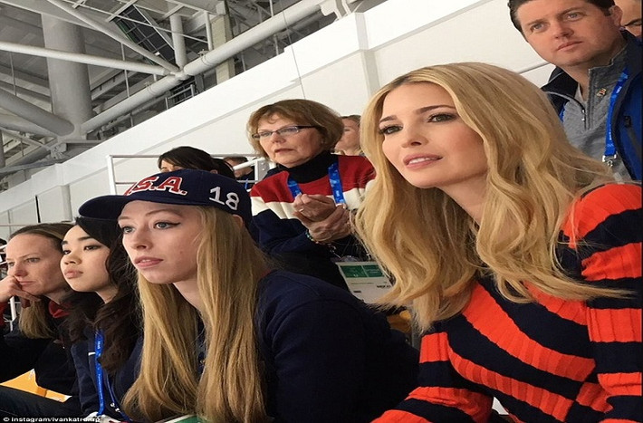 Trước đó, ngày 23/2, Ivanka Trump đã dẫn đầu phái đoàn Mỹ tới Hàn Quốc để tham dự lễ bế mạc Thế vận hội mùa đông PyeongChang 2018 tại Hàn Quốc tối 25/2. Ảnh: Instagram.